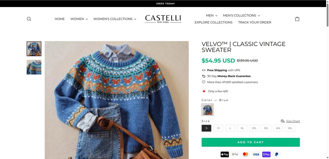 Castelli newyork.com scam 3