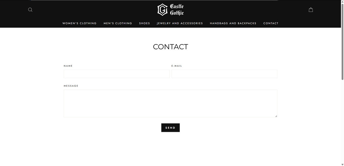 Castle gothic.pl scam 1