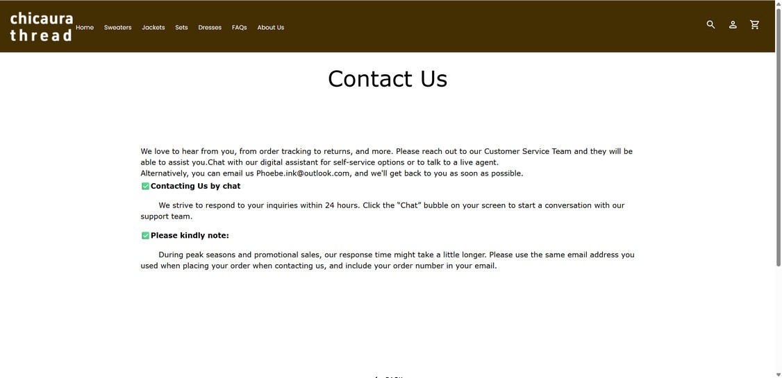 Chicaurathread.com scam 1