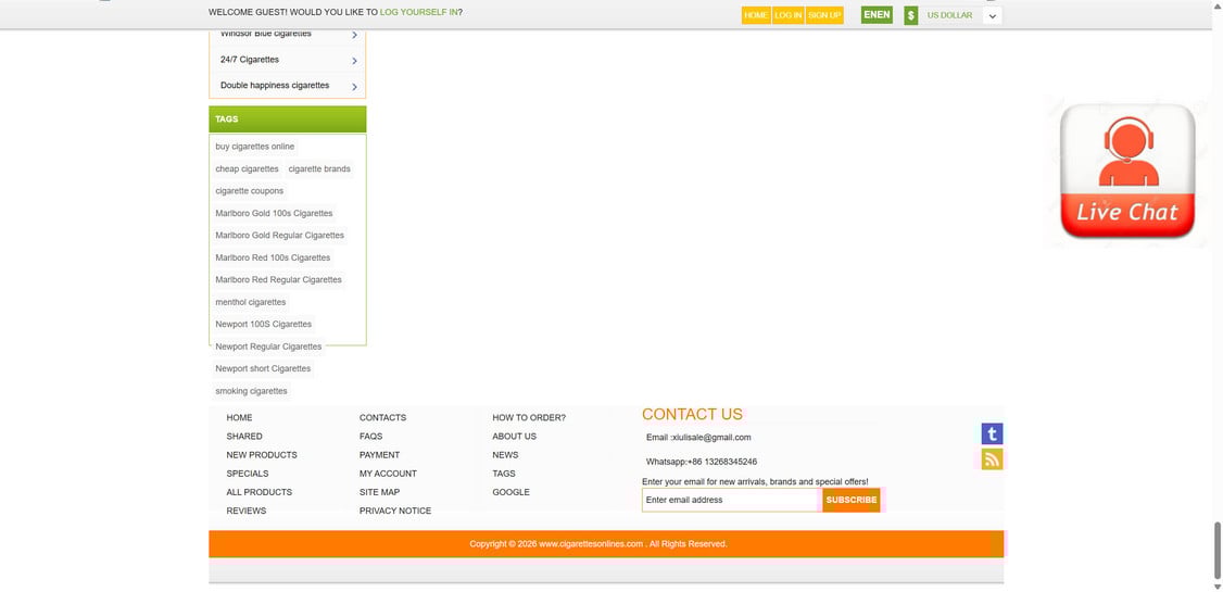 Cigarettesonlines.com EXPOSED - Scam or Legit? Full Investigation 1 Cigarettesonlines.com scam