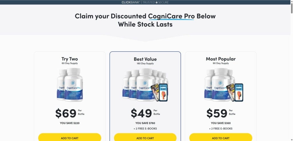 CogniCare Pro Supplement EXPOSED – Scam Ads & Red Flags 1 CogniCare Pro 1
