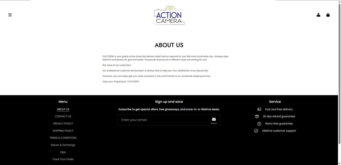 Cucciseru.com scam 2
