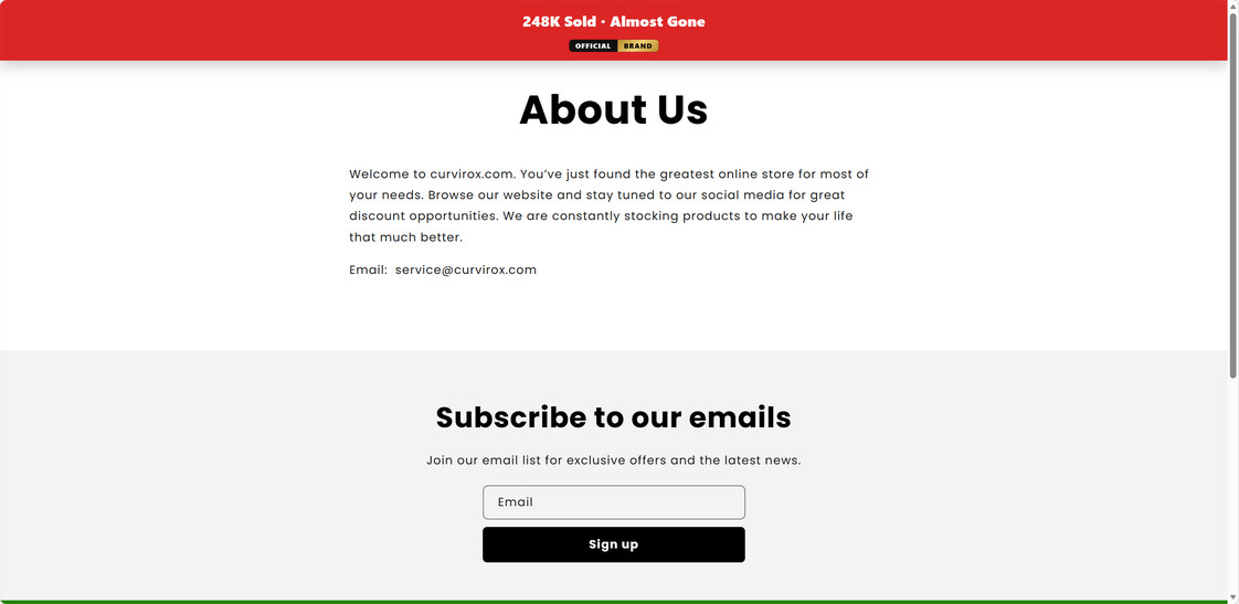 Curvirox.com scam 1