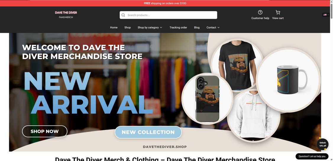 Davethediver.shop scam 1