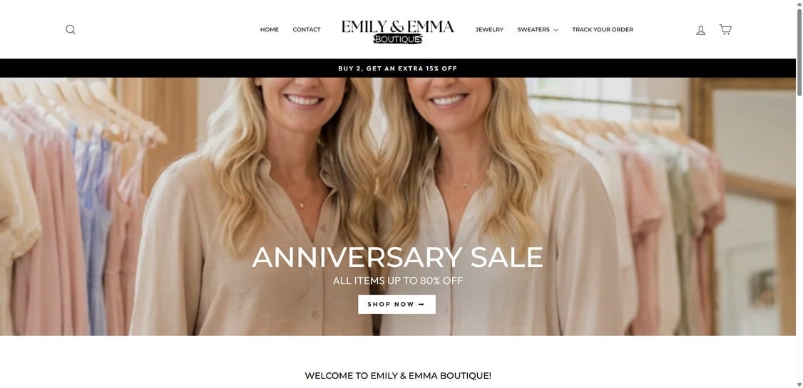 Emilyemma boutique.com scam 3