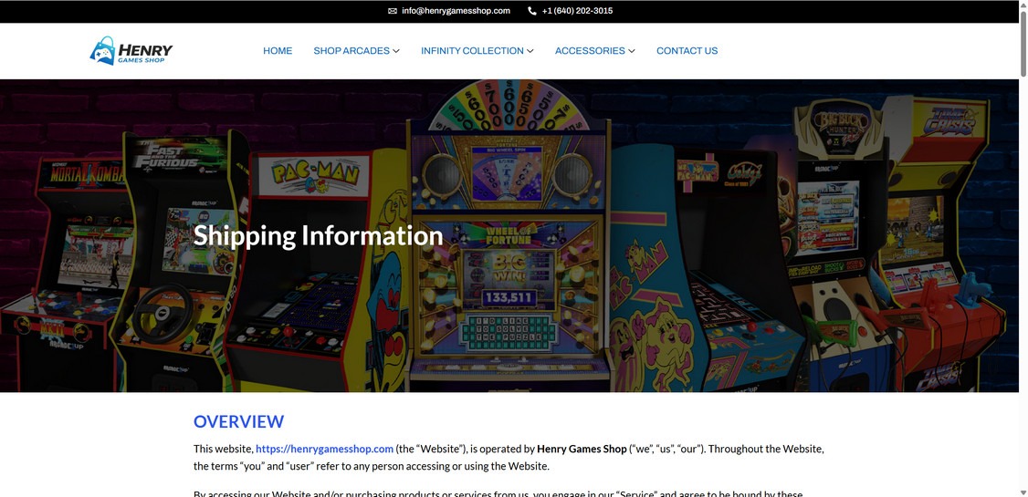 Henrygamesshop.com scam 1