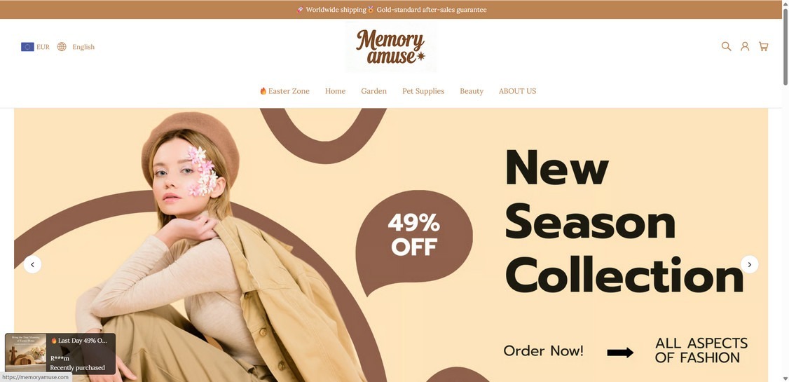 Memoryamuse.com scam 1
