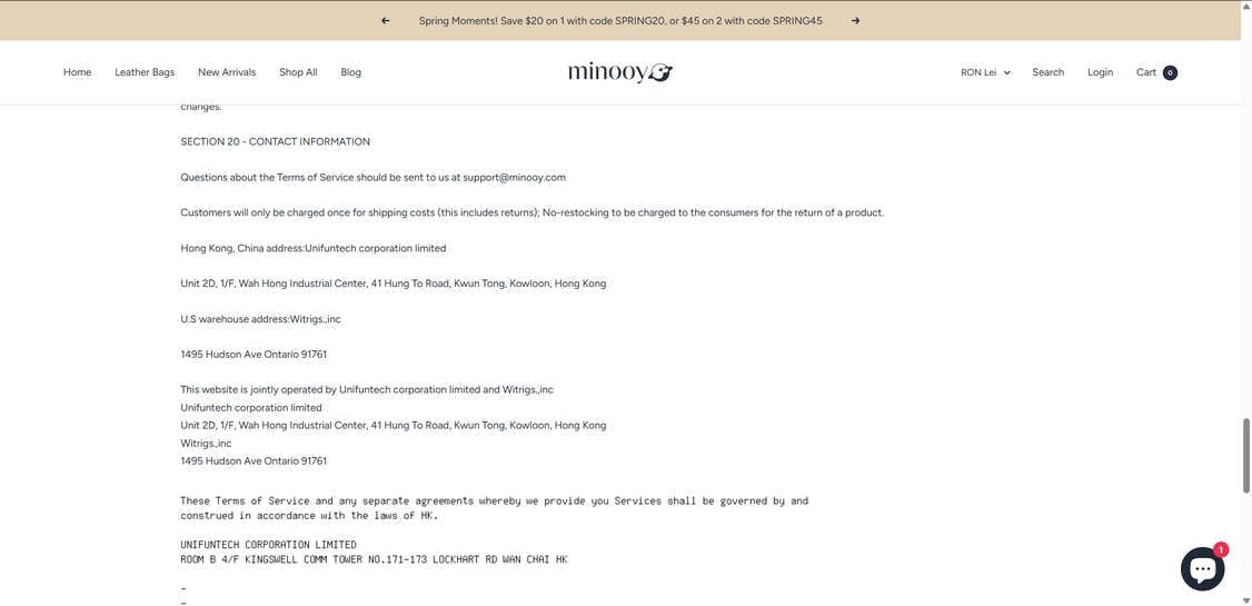 Minooy.com scam 1