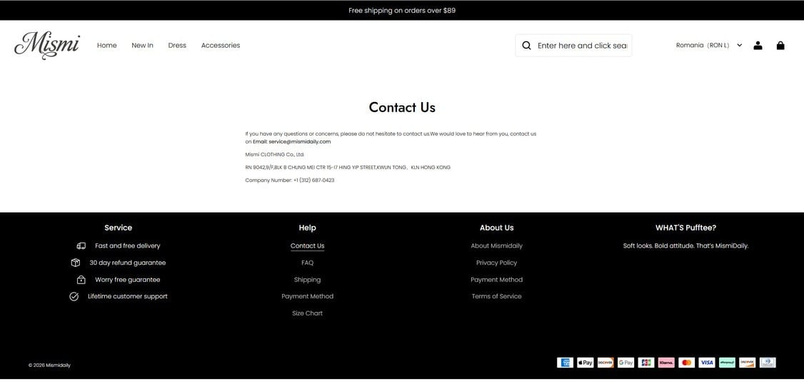 Mismidaily.com scam 1