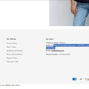 Natrosa.com scam 2