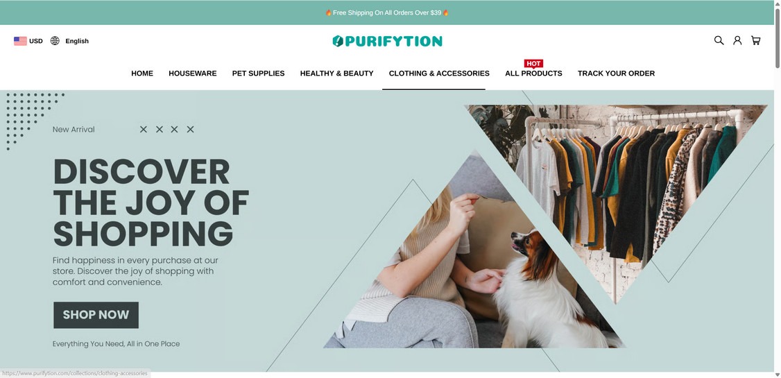 Purifytion.com scam 1