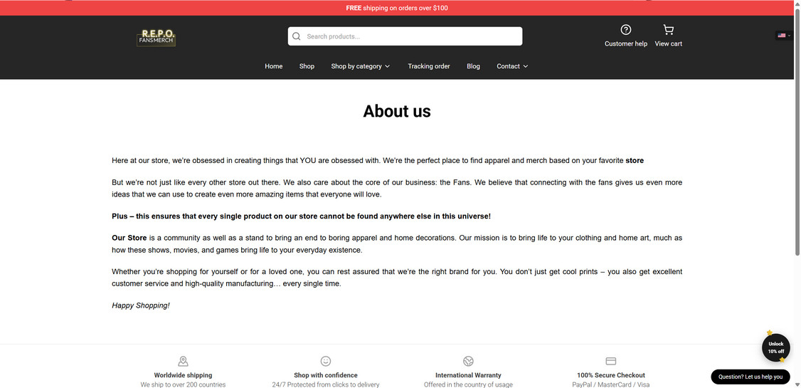 Repomerch.shop EXPOSED - Scam or Legit? Full Investigation 1 Repomerch.shop scam