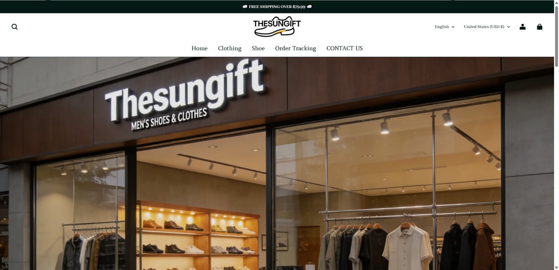 Thesungift.com scam 1