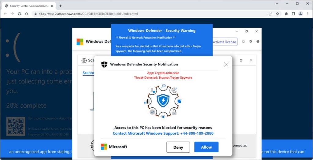 Threat Service Has Stopped