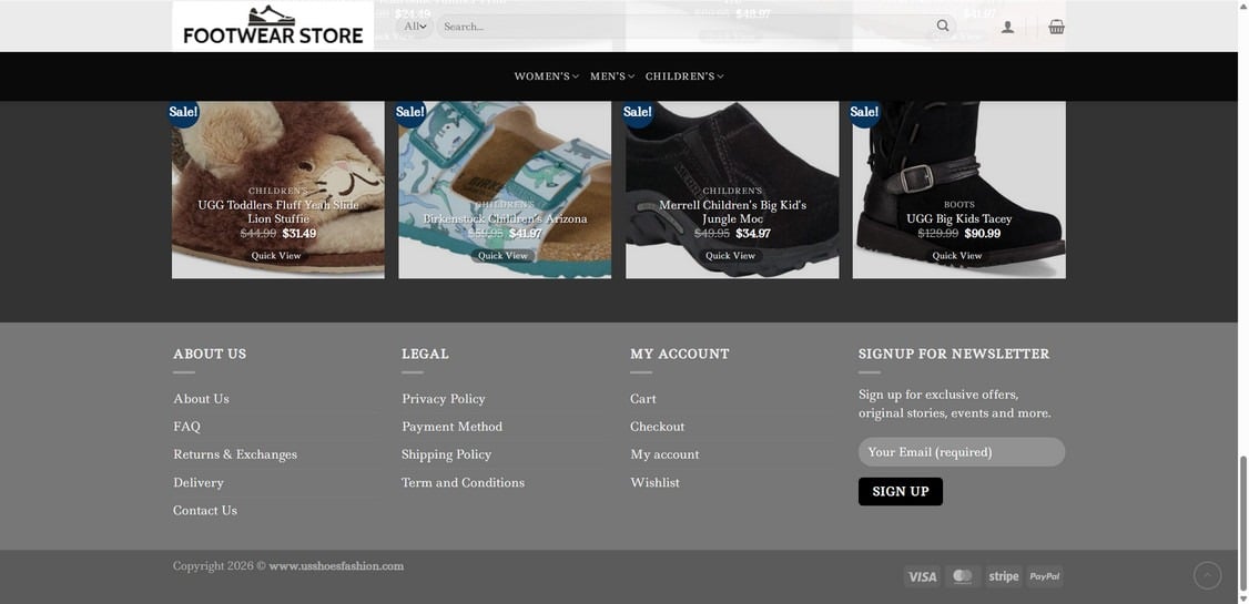 Usshoesfashion.com SCAM