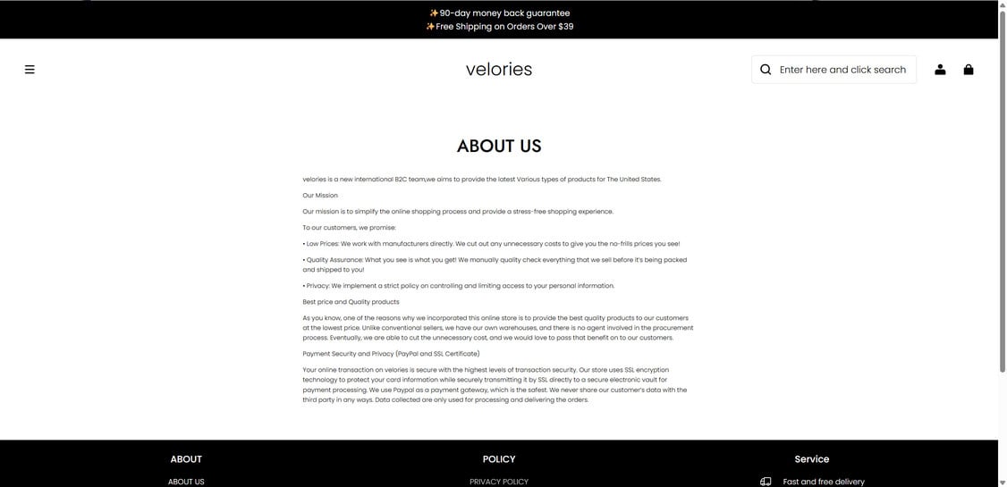 Velories.com EXPOSED - Scam or Legit? Full Investigation 1 Velories.com scam