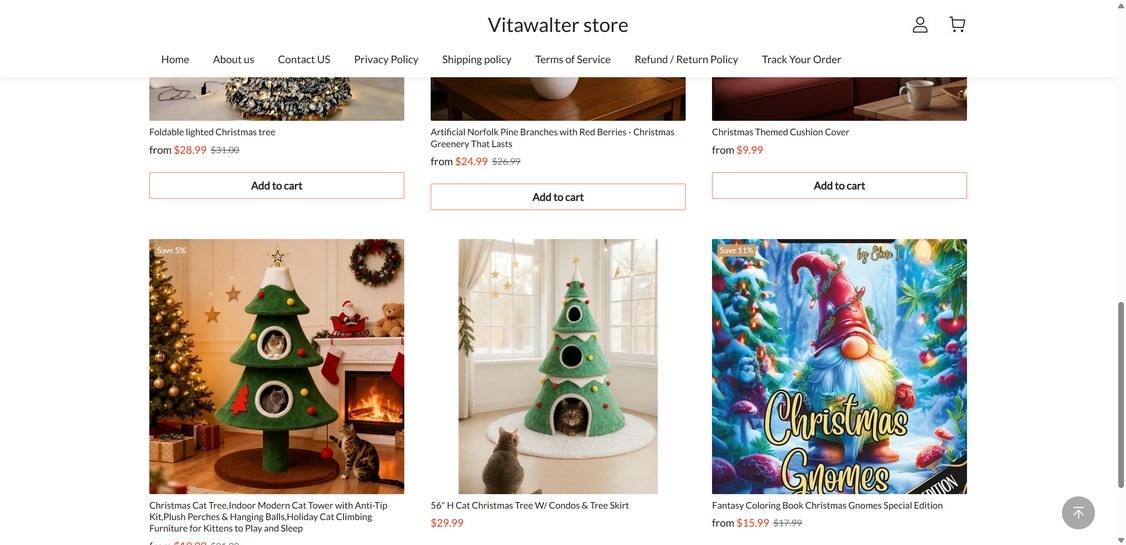 Vitawalterstore.com scam 1