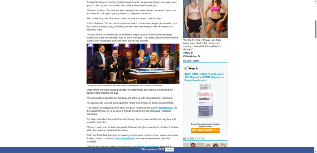 "Skinny Pill" Scam Supplements EXPOSED - Shark Tank Ads, Checkout Traps 3 WEIGHTLOSSS SCAM PILL 3