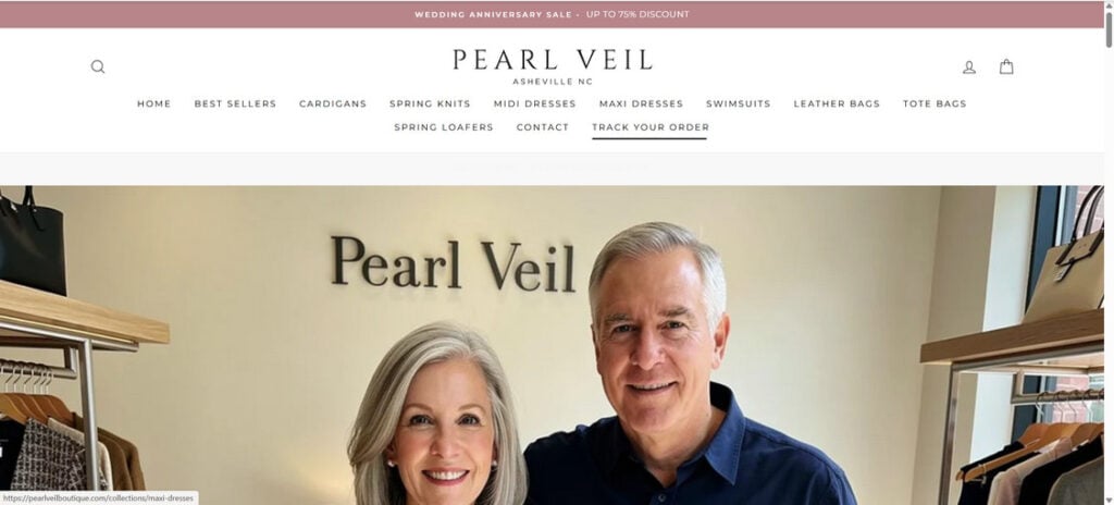 PearlVeilBoutique.com EXPOSED - Scam or Legit? Full Investigation 1 pearlveilboutique.com scam 3