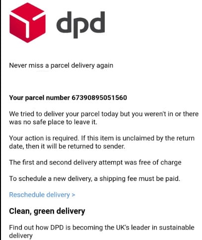 DPD Failed Delivery Scam EXPOSED: The Fake Redelivery Fee Trap Is BACK 1 1 4