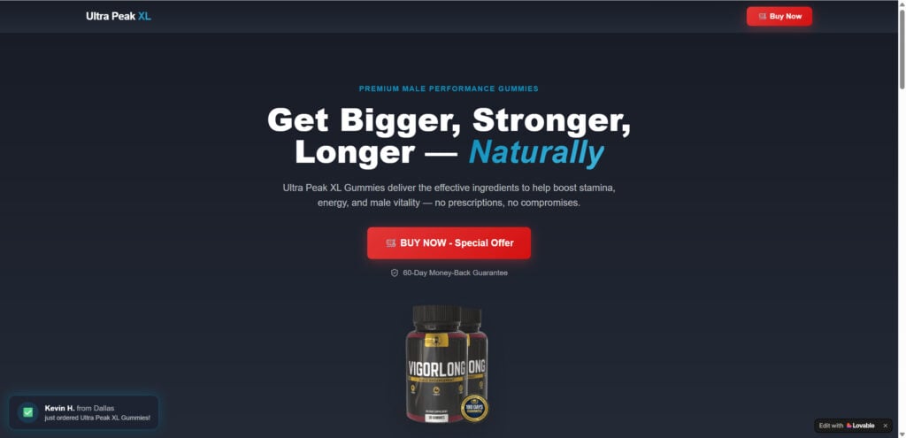 Ultra Peak XL Gummies Supplement EXPOSED – Scam Ads & Red Flags 1 1 67