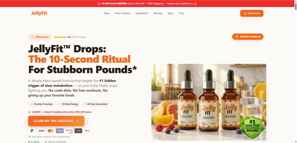 JellyFit Drops Supplement EXPOSED – Scam Ads & Red Flags 1 1 83