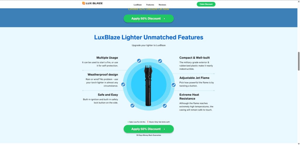 LuxBlaze Lighter Scam: Why This "Military-Grade" Torch Isn’t What It Claims 2 4 3