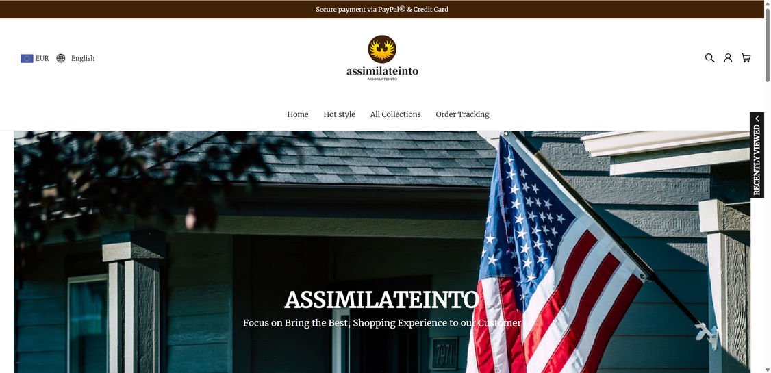 Assimilateinto.com scam 1
