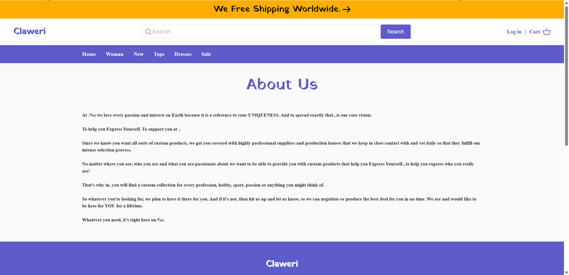 Claweri.com scam 1