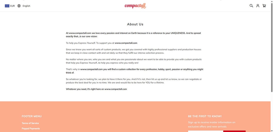 Compactall.com scam 1