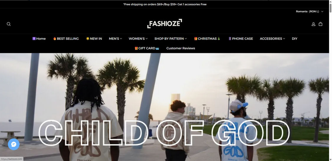 Fashioze.com scam 1