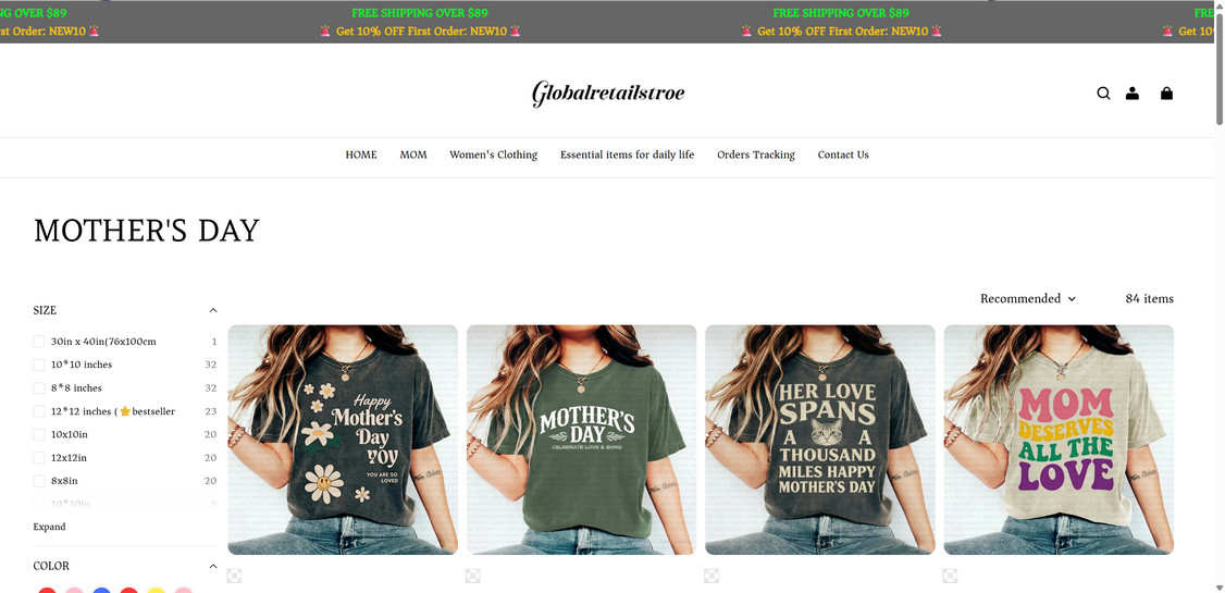 Globalretailstroe.com scam 1