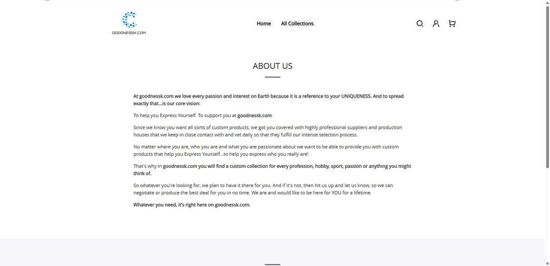 Goodnessk.com scam 1