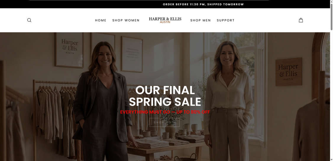 Harperandellis-austin.com EXPOSED - Scam or Legit? Full Investigation 1 Harperandellis-austin.com scam