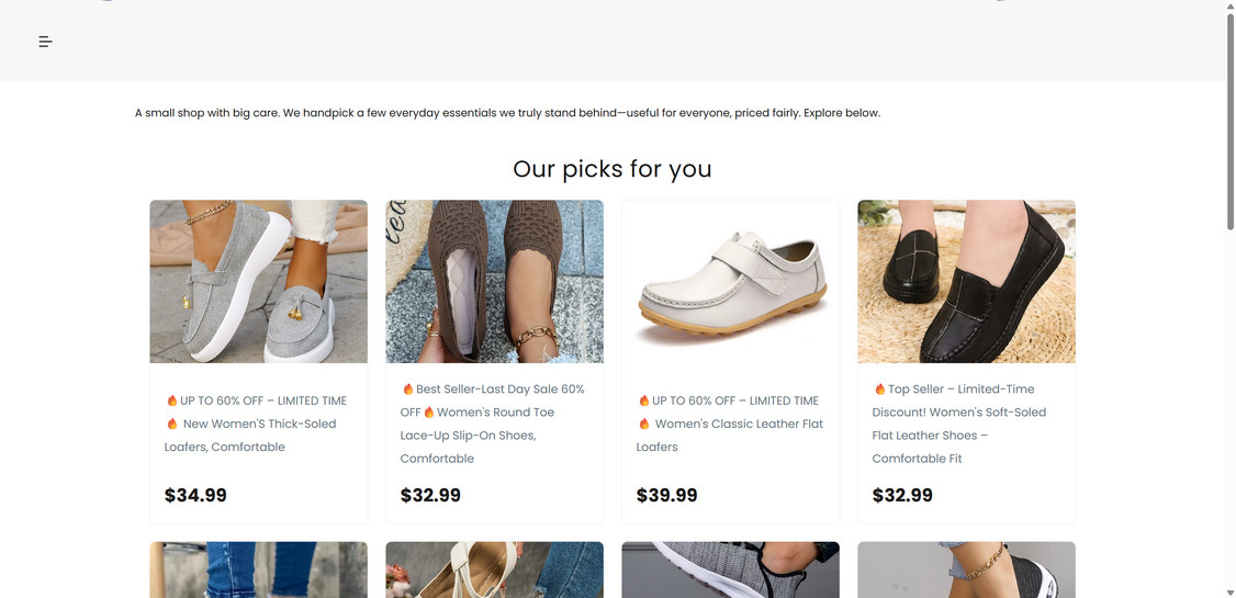 Herfootwears.com scam 1