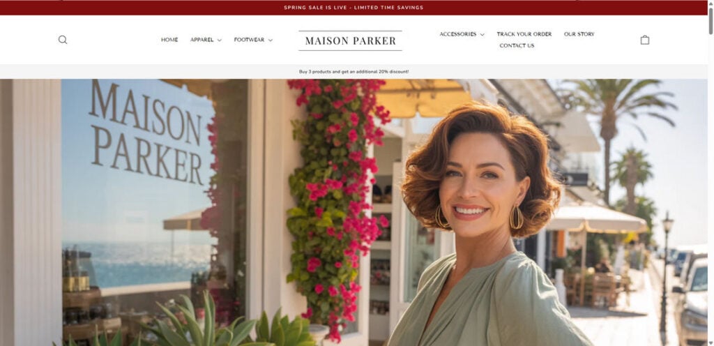 Maison Parker Boutique Clothing Sale – Scam or Legit? Review 1 Maisonparker boutique.com scam