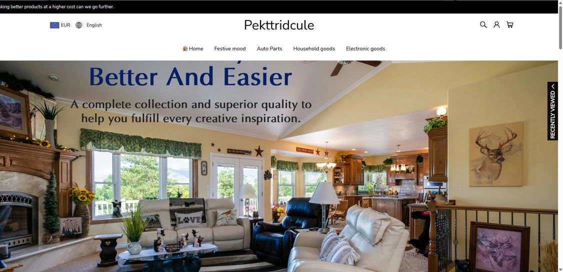 Pekttridcule.com scam 1