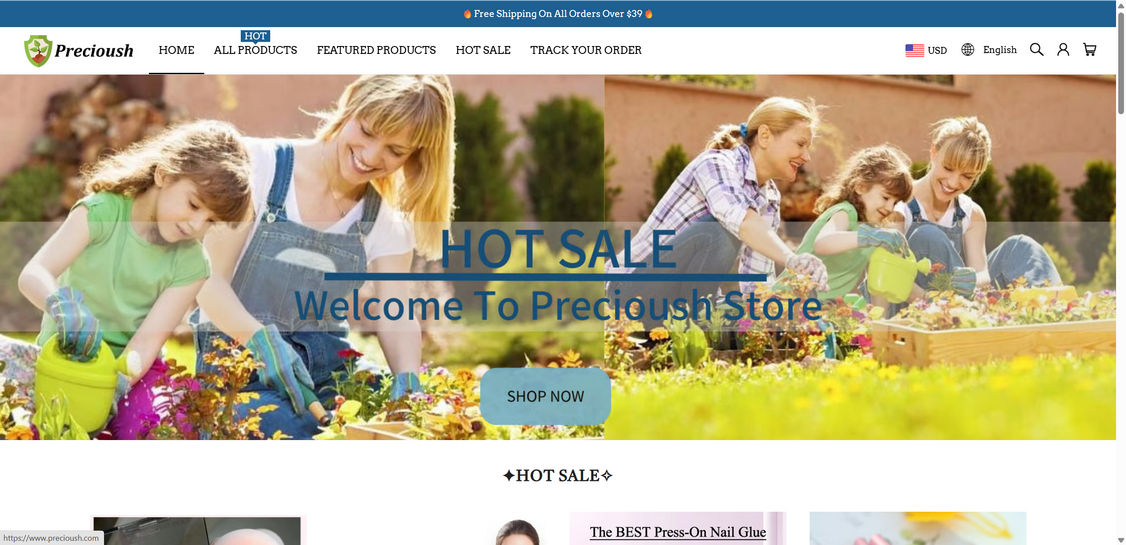 Precioush.com scam 1