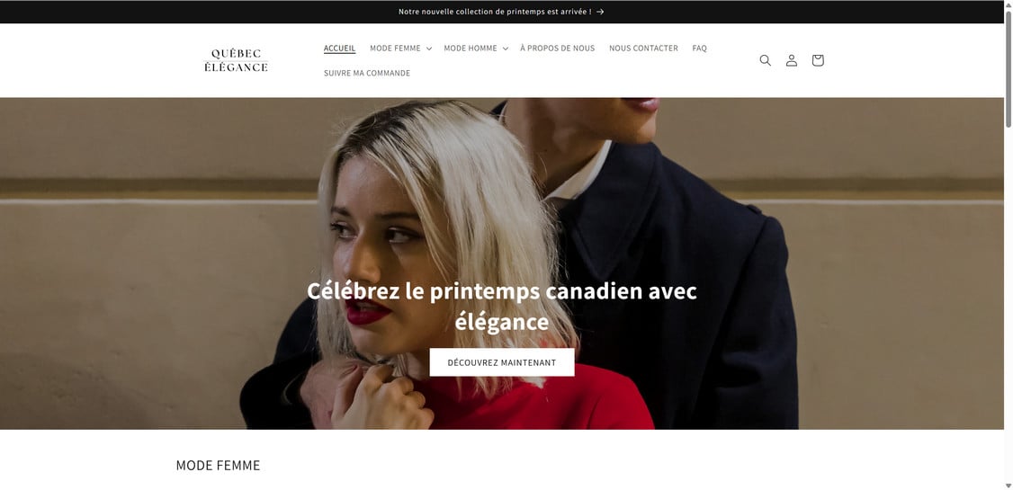 Quebec elegance.com scam 1