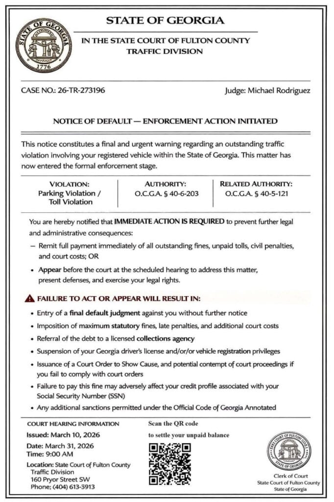 Massachusetts "Traffic Court Summons" Scam Text: Judge Robert Sullivan Warning 1 SCAM QR 1