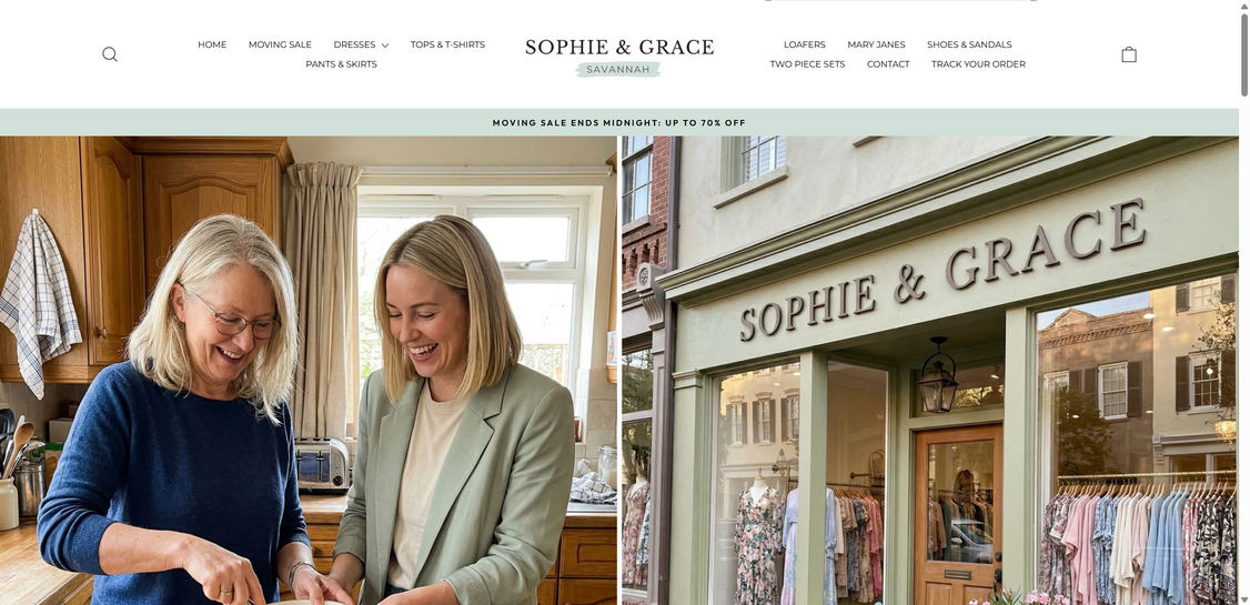 Sophieandgrace savannah.com scam 1
