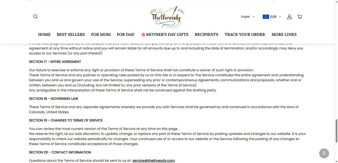 Thethready.com scam 1
