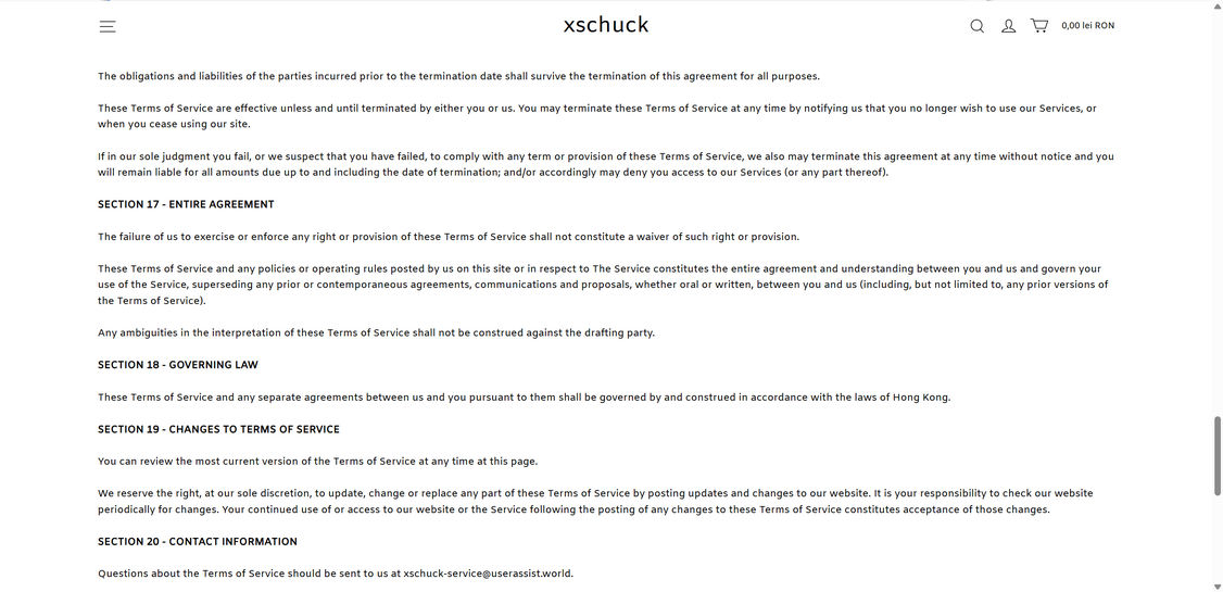 Xschuck.com scam 1