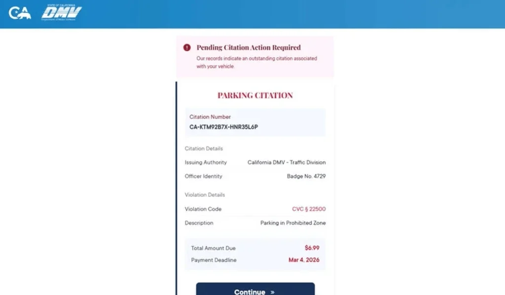 Traffic Court Summons Text SCAM - The FAKE Traffic Ticket TRAP 2 image