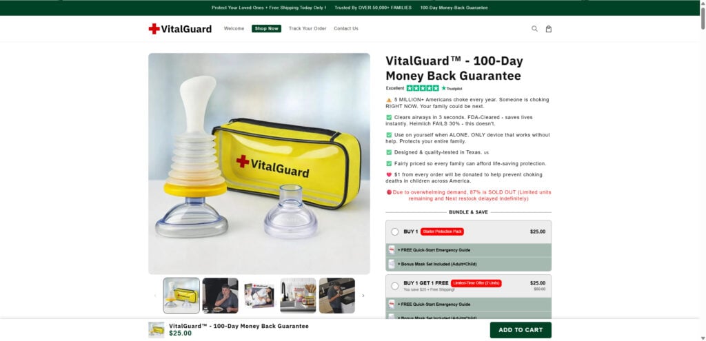 Vital Guard Anti-Choking Device: Scam or Legit? Full Investigation 1 1 102