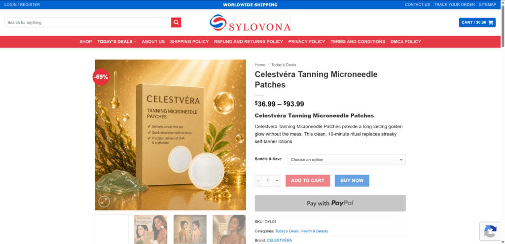 Celestvéra Microneedle Tanning Patch - Scam or Legit? Investigation 1 1 105
