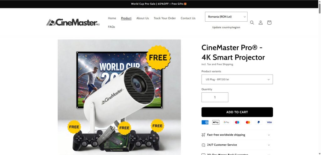 CineMaster Pro EXPOSED: Scam or Legit 4K Smart Projector? Review 1 1 116
