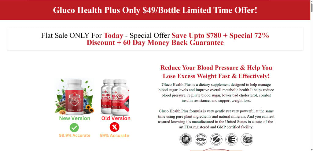 Gluco Health Plus Supplement – Scam or Legit? Full Investigation 1 1 123