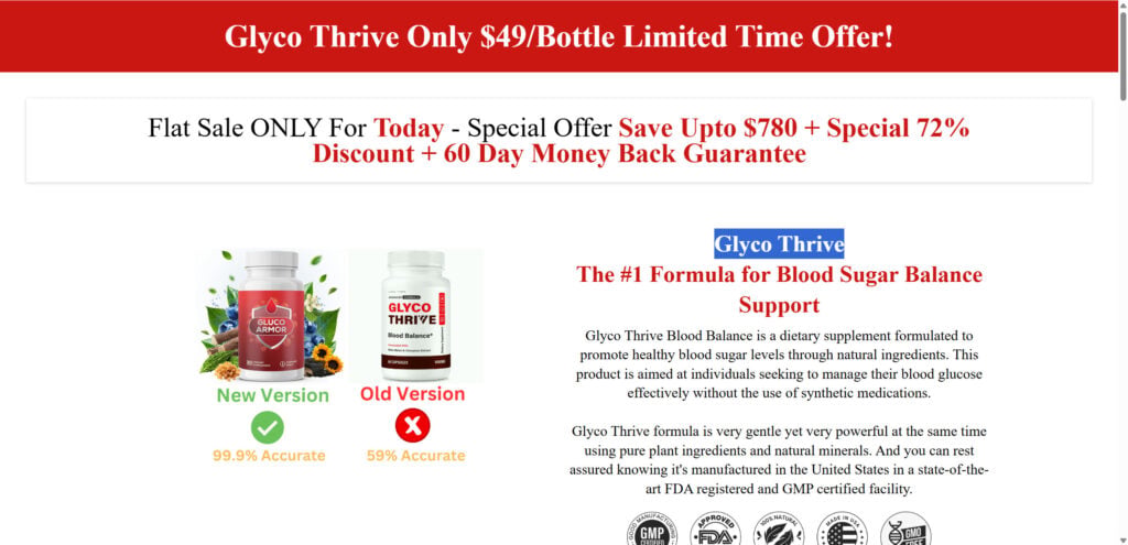 Glyco Thrive Supplement- Scam or Legit? Investigation 1 1 150