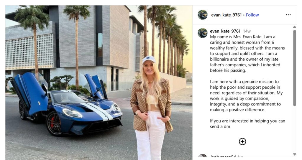 Mrs. Evan Kate Billionaire Giveaway Scam: Don’t Fall for This Fake Offer 1 1 151